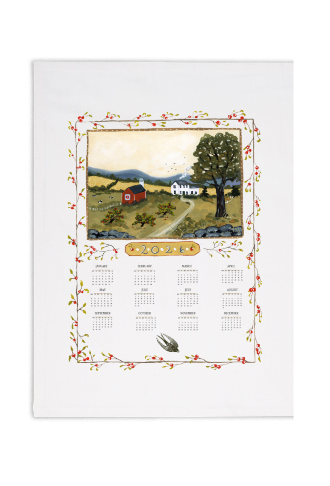 2026 Tea Towel Calendar