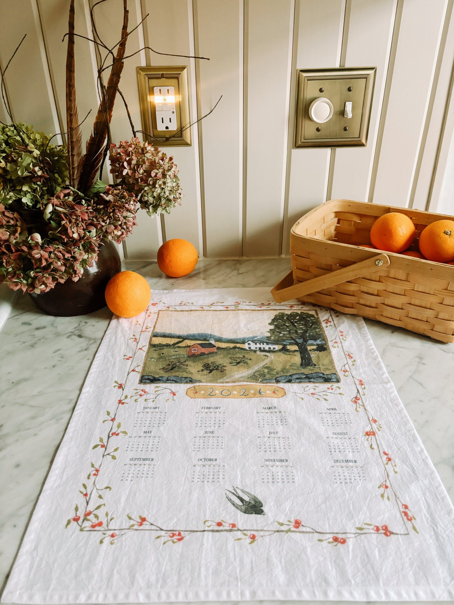 2026 Tea Towel Calendar